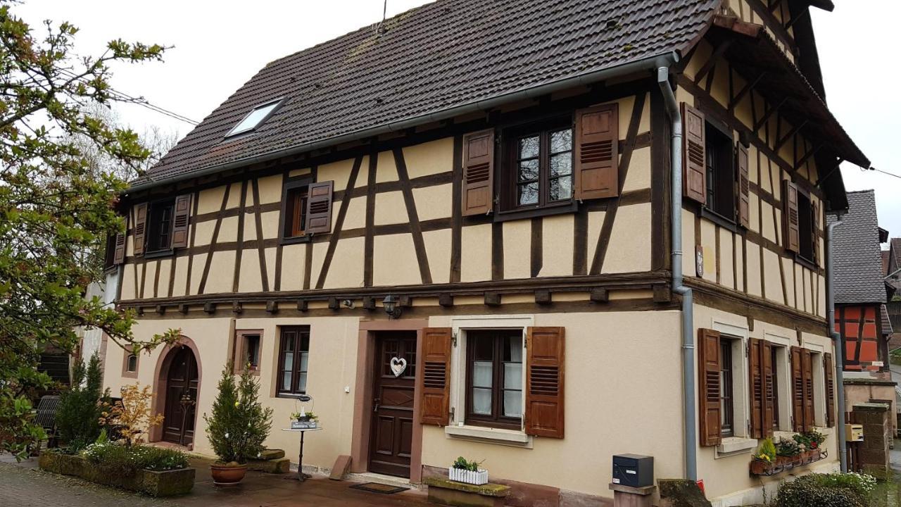 GITE A LA PETITE FONTAINE-PLAIN PIED-MAISON ALSACIENNE RENOVEE AVEC PASSION-4 PERS-4nuitées minimum Langensoultzbach Exterior foto