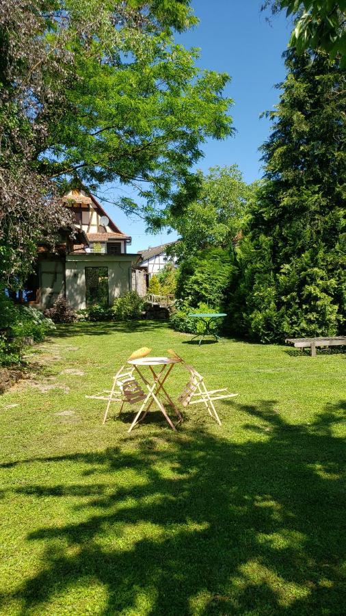 GITE A LA PETITE FONTAINE-PLAIN PIED-MAISON ALSACIENNE RENOVEE AVEC PASSION-4 PERS-4nuitées minimum Langensoultzbach Exterior foto