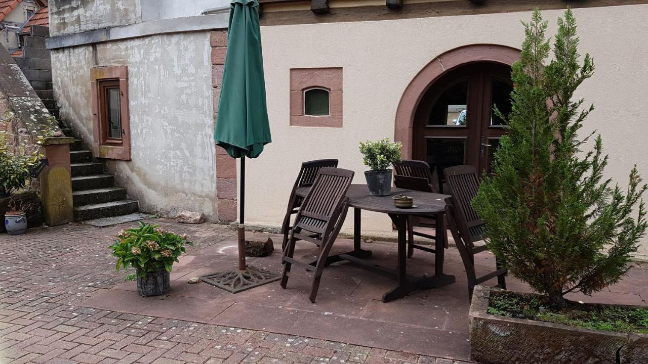 GITE A LA PETITE FONTAINE-PLAIN PIED-MAISON ALSACIENNE RENOVEE AVEC PASSION-4 PERS-4nuitées minimum Langensoultzbach Exterior foto
