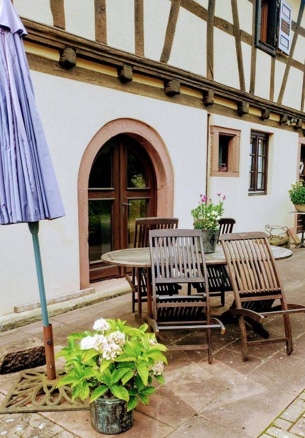 GITE A LA PETITE FONTAINE-PLAIN PIED-MAISON ALSACIENNE RENOVEE AVEC PASSION-4 PERS-4nuitées minimum Langensoultzbach Exterior foto